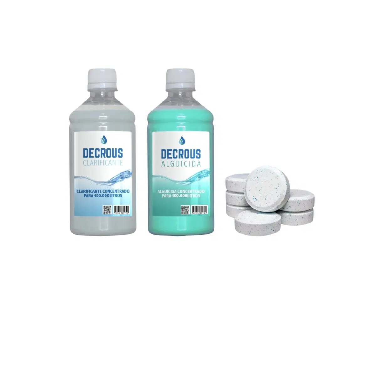 COMBO SUMMER 1 ALGUICIDA + CLARIFICANTE + 1KG PASTILLAS