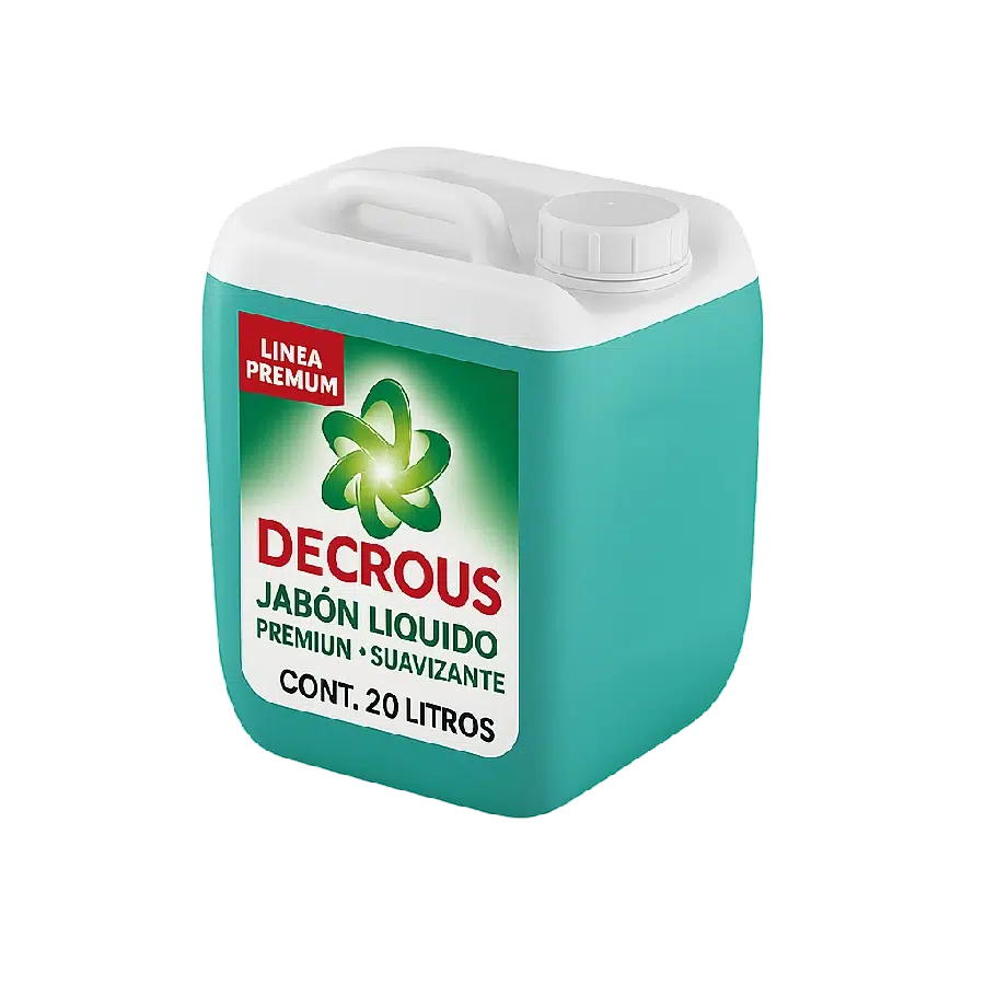 20 LITROS JABON LIQUIDO CON SUAVIZANTE
