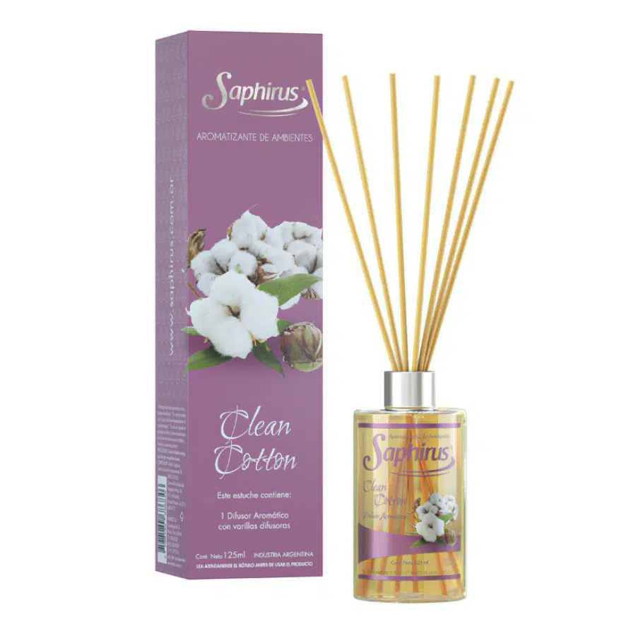 DIFUSOR SAPHIRUS CLEAN COTTON