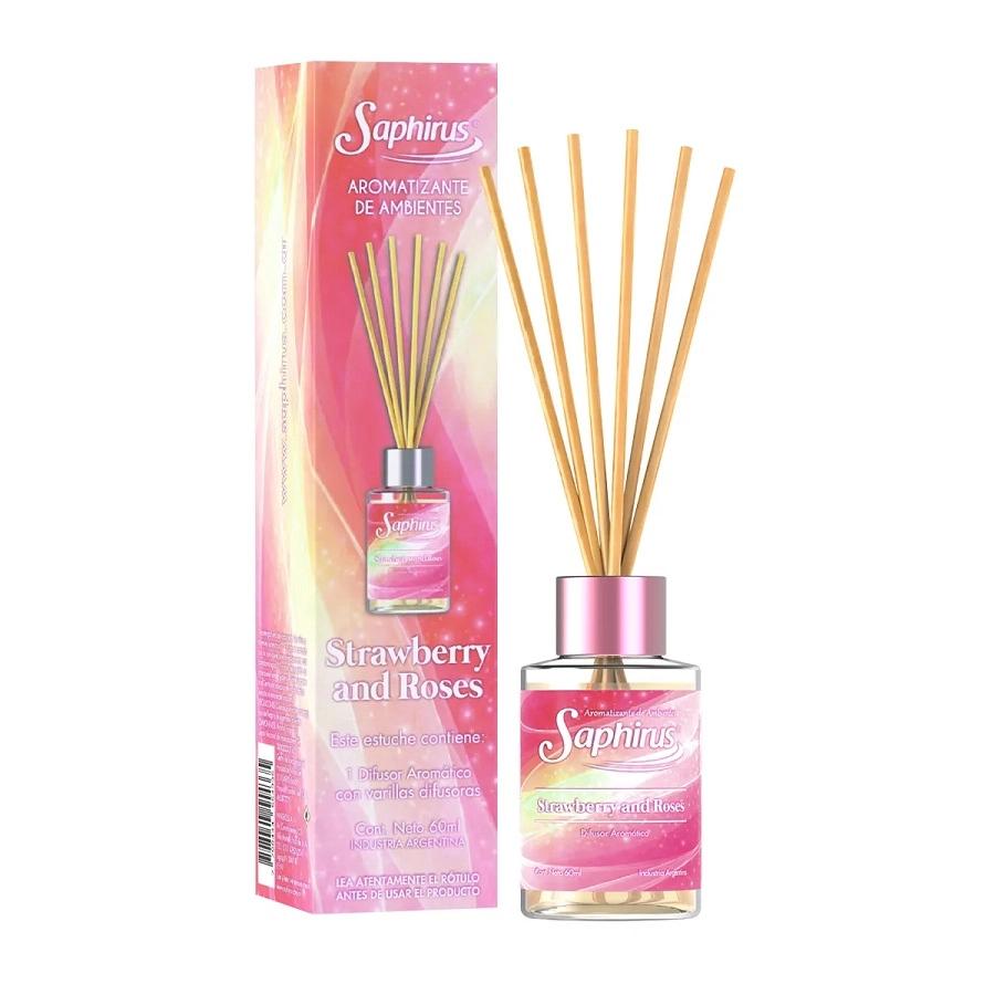 DIFUSOR STRAWBERRY AND ROSES 60ML